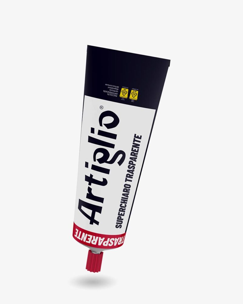 sviluppo nuovo packaging colla neoprenica trasparente