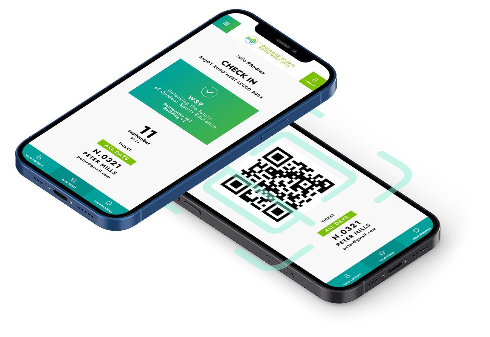 accessi controllati con qr code associato ai biglietti