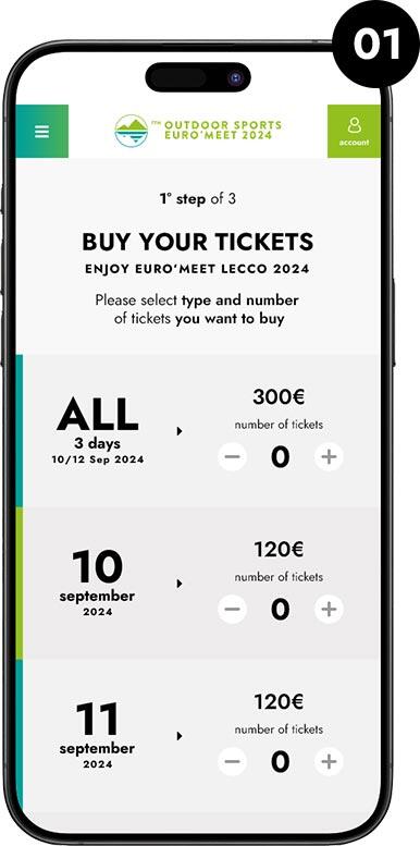 sviluppo e-commerce vendita ticket evento euromeet 2024 Lecco