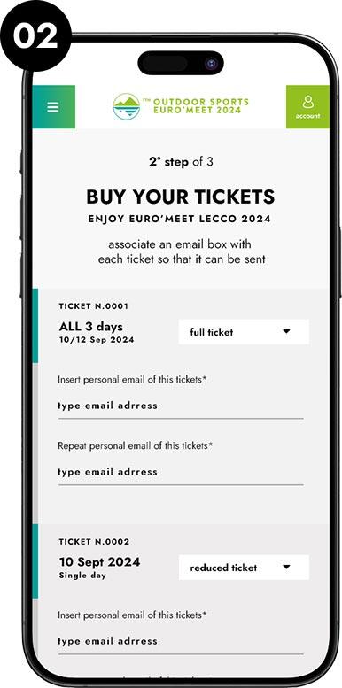 sviluppo e-commerce vendita ticket evento euromeet 2024 Lecco