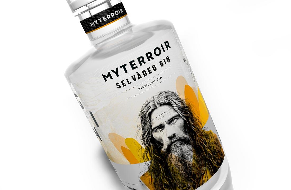 progettazione packaging distilled gin fruttato